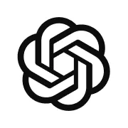 Logo for ChatGPT, an AI tool
